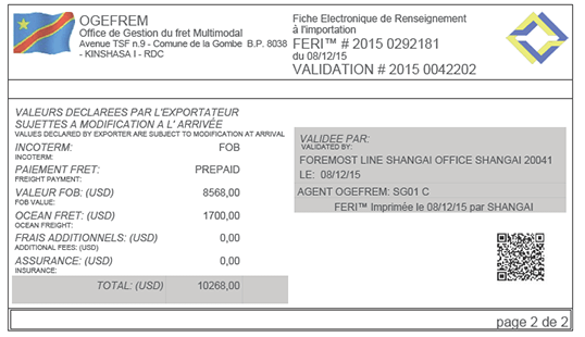 办理刚果金feri需要哪些资料_非洲海运_旭洲物流